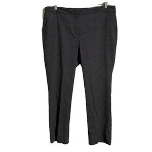 Dana Buchman Women's Pants Knit Pocket Ankle Black Polka Dot Sz 16 "Black Tie"